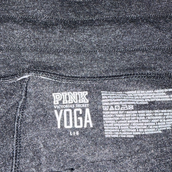 PINK Victoria’s Secret Charcoal Grey Bling Legging Joggers - Picture 3 of 4
